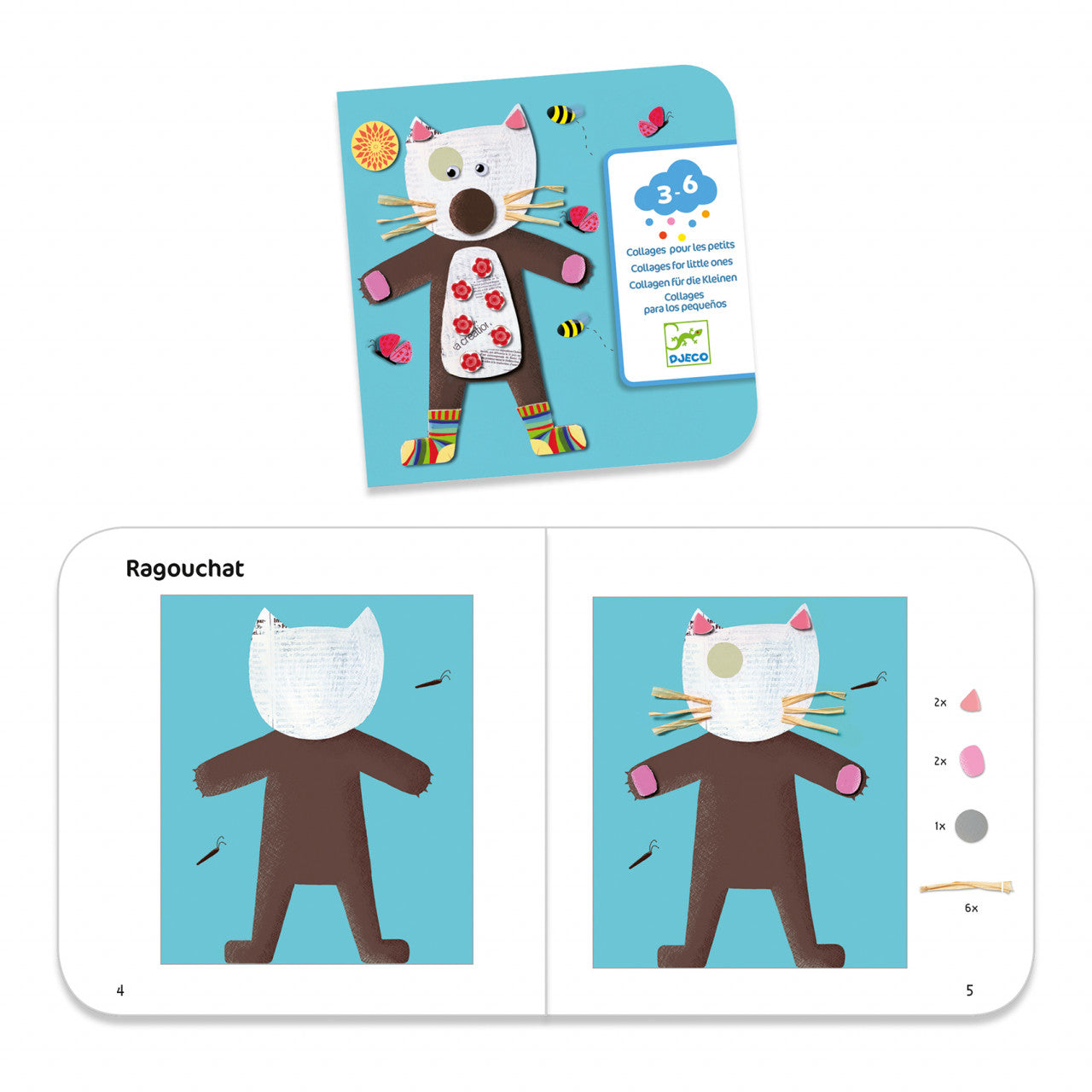 Joc creativ Colaje pentru cei mici, Djeco - Imagine 5 [ps:f211fc89-bae3-4669-8193-cd04438ad2cf]