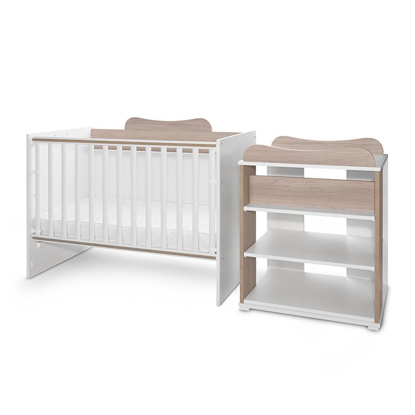 Pătuț Modular Multifuncțional Lorelli Multi, White Orchid - White & Amber (5) [ps:1a0c619f-fc13-4f32-9494-b6e27913a989]