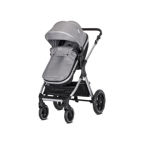 Set Cărucior 3în1 Lorelli Viola, Coș Auto Spirit, Negru - Grey (5) [ps:c69749c1-f243-4a7c-be21-374e5f53ffd1]