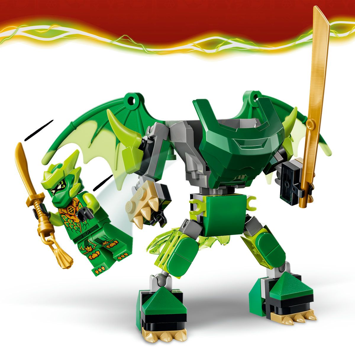 LEGO NINJAGO Robotul Dragon al lui Lloyd 71862 | Infant - Default Title (5) [ps:c090b7ee-b15e-4682-84ec-e63f76ec4046]
