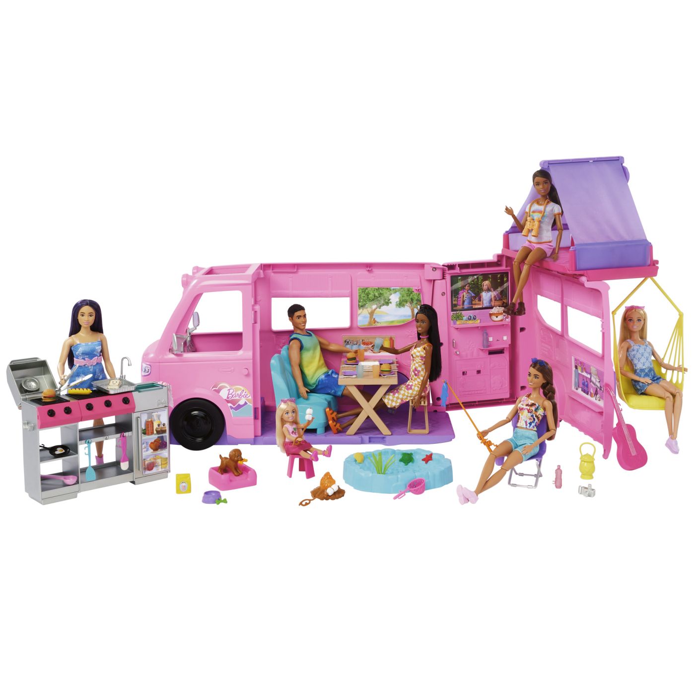 BARBIE RULOTA DE VIS CU ACCESORII Mattel - Imagine 4 [ps:3abe615e-e841-4667-bcd6-63510eb746d6]