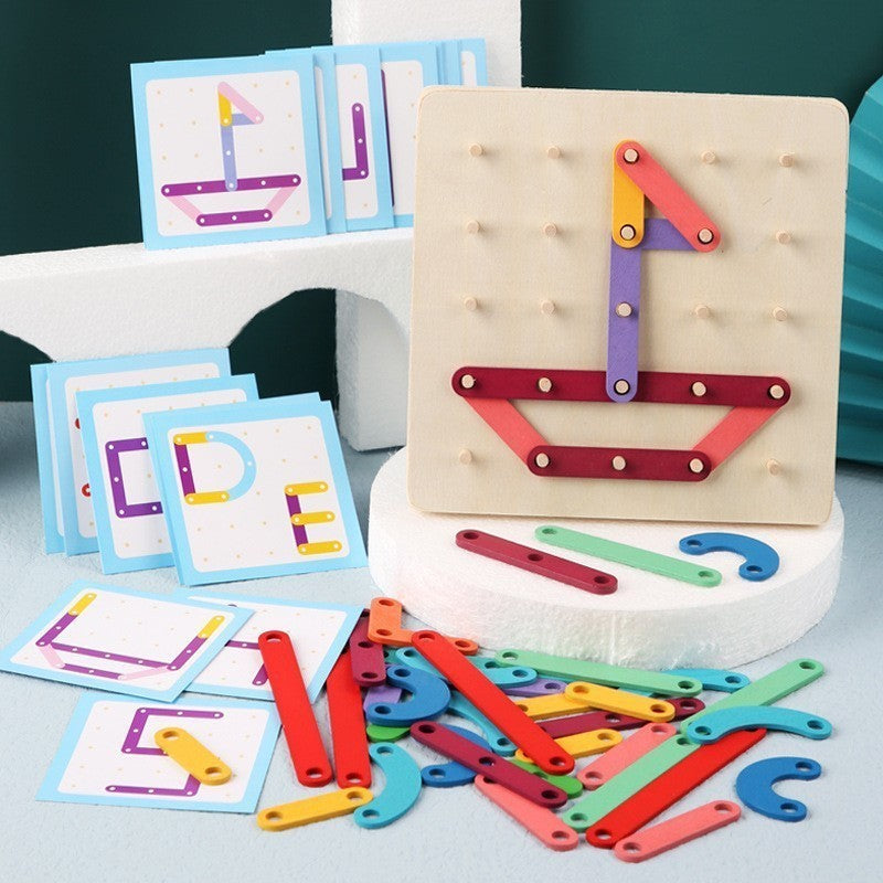 Jucărie Montessori Pegboard Flippy, Lemn, Forme și Litere - Default Title (5) [ps:867e8ce6-8755-4084-86bb-775402b0881c]