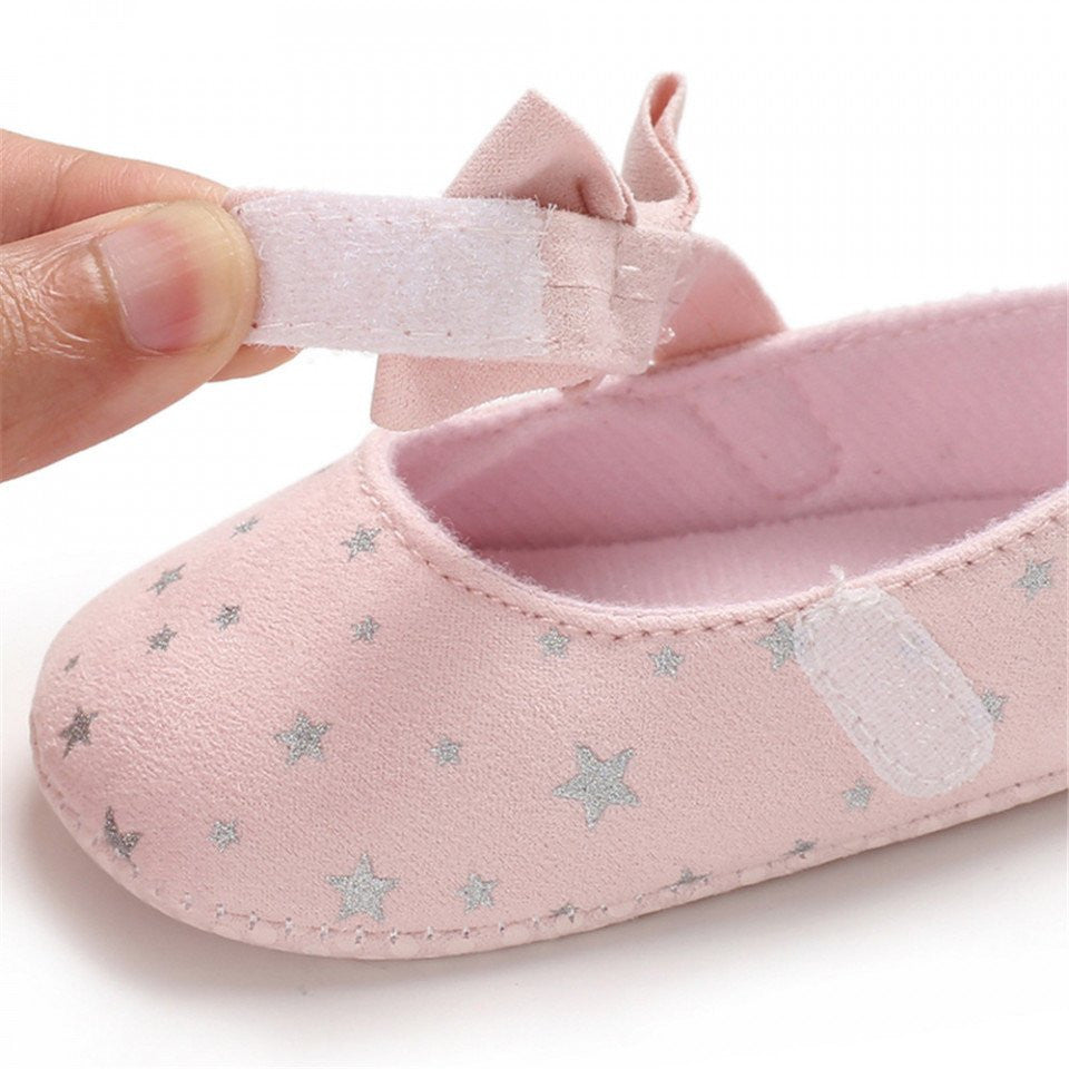 Balerini bebelus cu stelute Drool (Culoare: Bleumarine, Marime: 0-6 Luni) [ps:9107cc49-d788-4438-be25-bbacaf300964]
