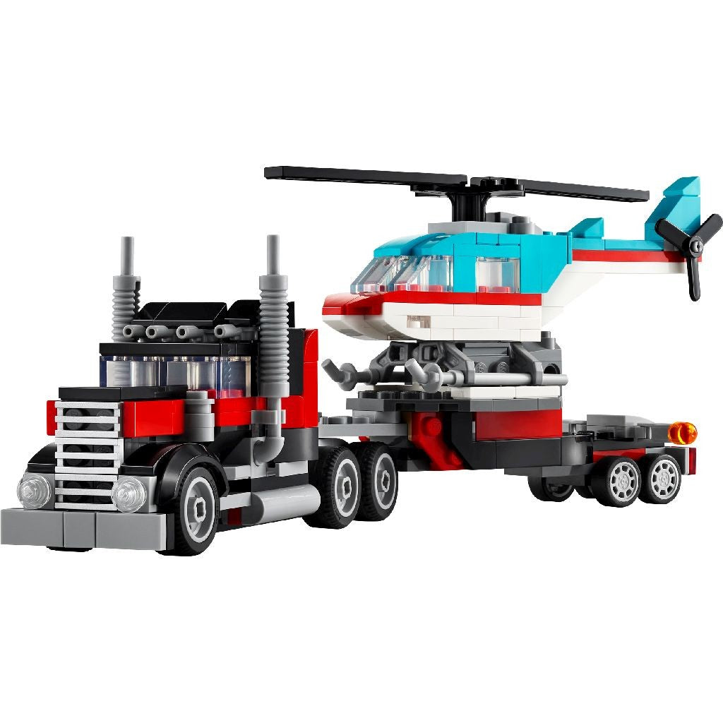 LEGO CREATOR 3IN1 CAMIONETA PLATFORMA CU ELICOPTER 31146 - Imagine 2 [ps:b25d5c4c-ca86-414f-a478-7ea0930f8a8d]