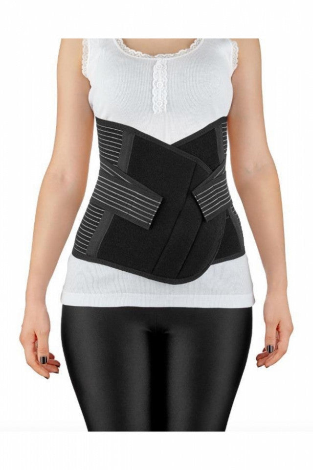 Centura abdominala post-natala reglabila BabyJem - Negru