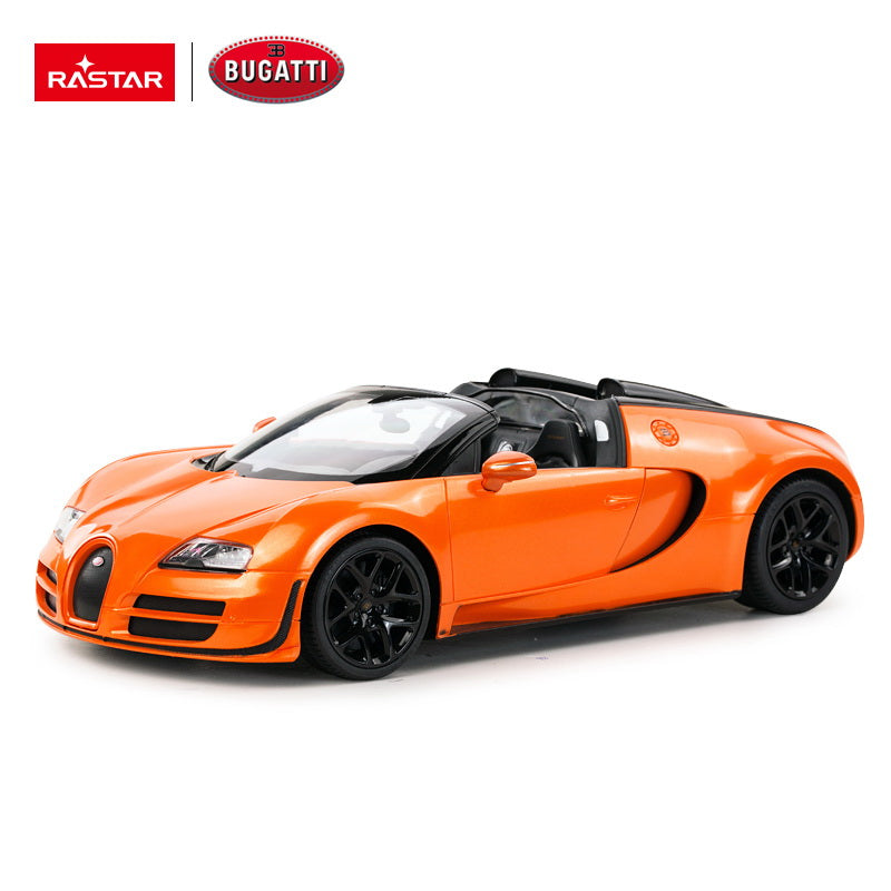 MASINA CU TELECOMANDA BUGATTI GRAND SPORT VITESSE PORTOCALIU CU SCARA 1 LA 14 [ps:e0812d4d-9712-4e66-a16f-399098af2896]