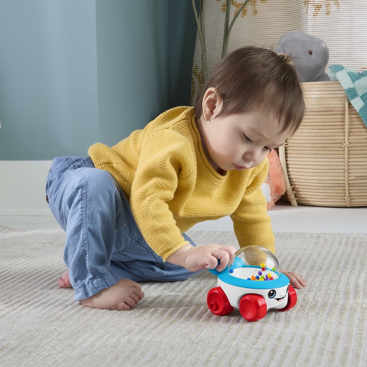 FISHER PRICE JUCARIE DE IMPINS VEHICUL POPCORN CU BILE - Imagine 5