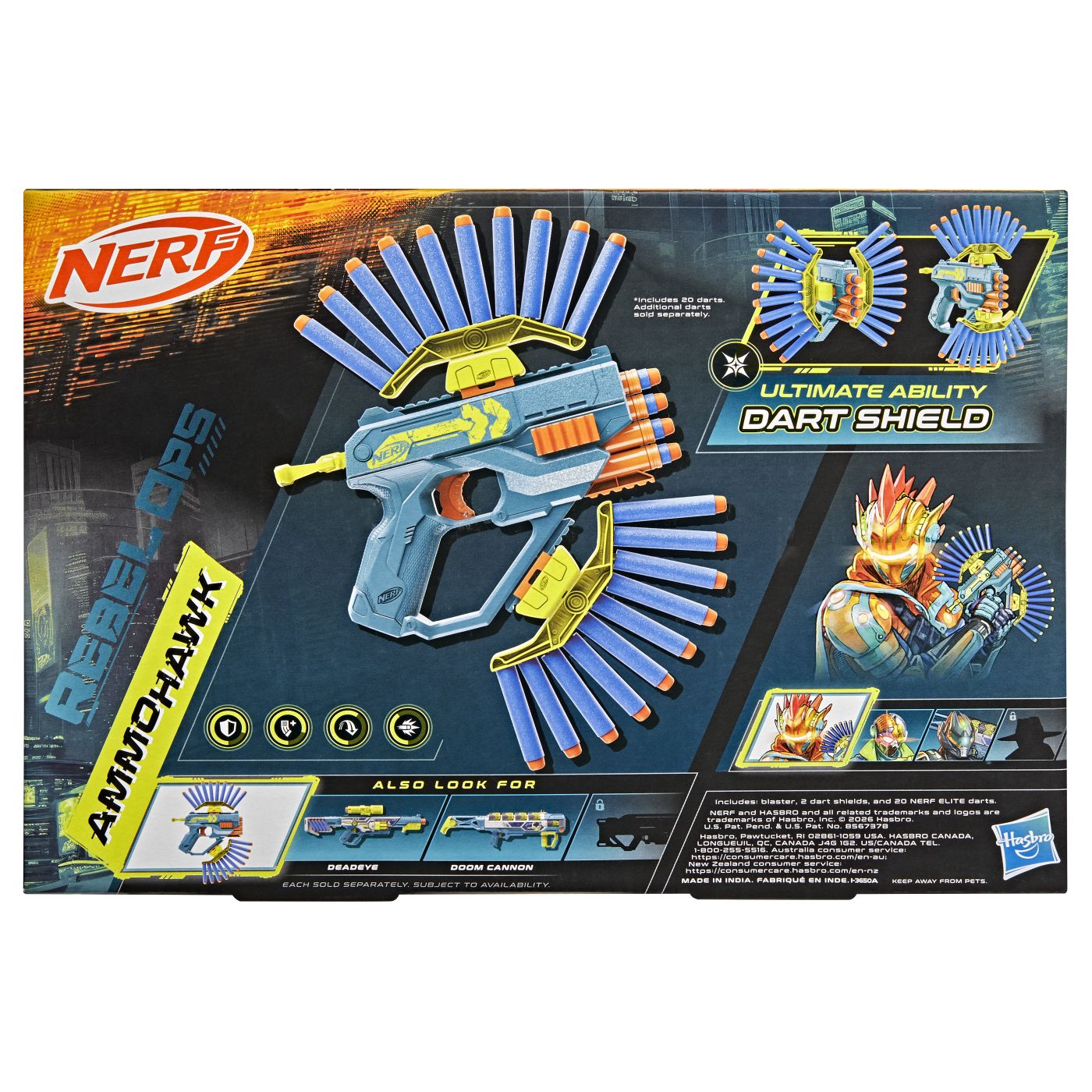 Nerf Blaster Elite Rebel Ops Ammohawk - Hasbro - Default Title (5) [ps:dd390516-61e2-41d7-8efb-22b64c17bfc7]