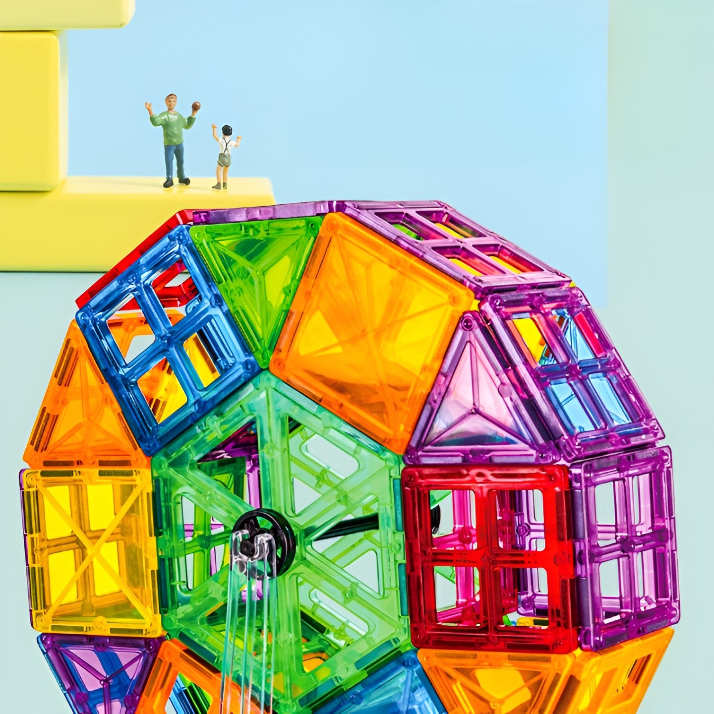 Set Cuburi Magnetice Flippy, 100 Piese - Jucărie Educativă - Default Title (5) [ps:25b5e0c2-9c08-4f85-b3e1-3b5086d6b48e]