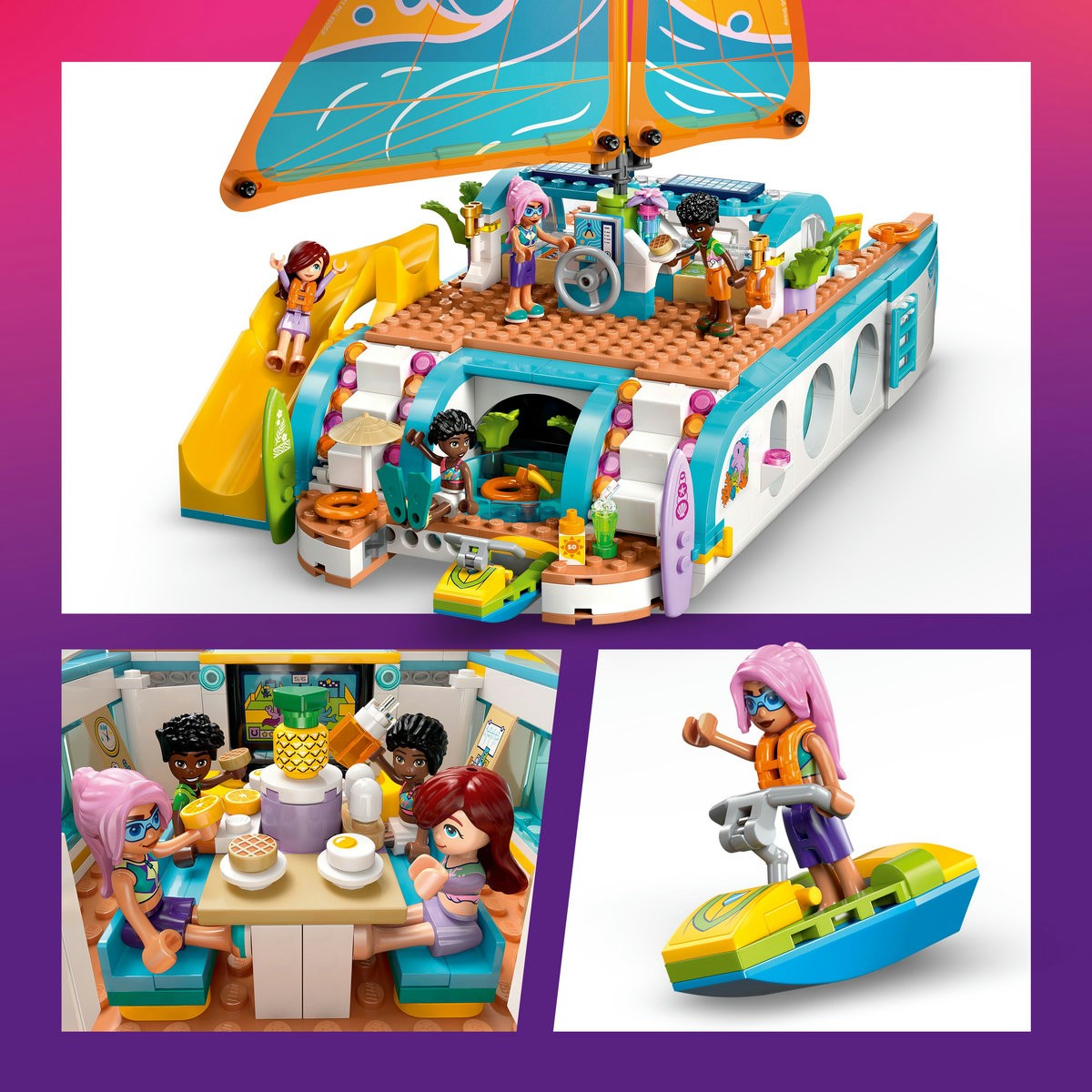 LEGO FRIENDS CALATORIA AVENTUROASA CU BARCA 42664 - Imagine 7 [ps:3b48c3e2-51c1-4ae1-a5a3-24ddc9391345]