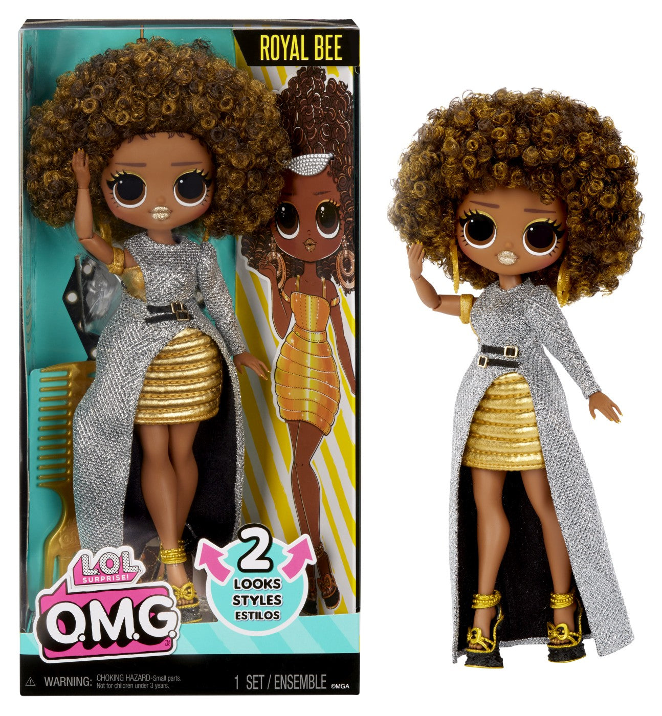 L.O.L. SURPRISE! OMG NEONLICIOUS PAPUSA FASHIONISTA CU - Royal Bee (5) [ps:e467e810-acd9-4a79-99d1-185932e6c2bf]