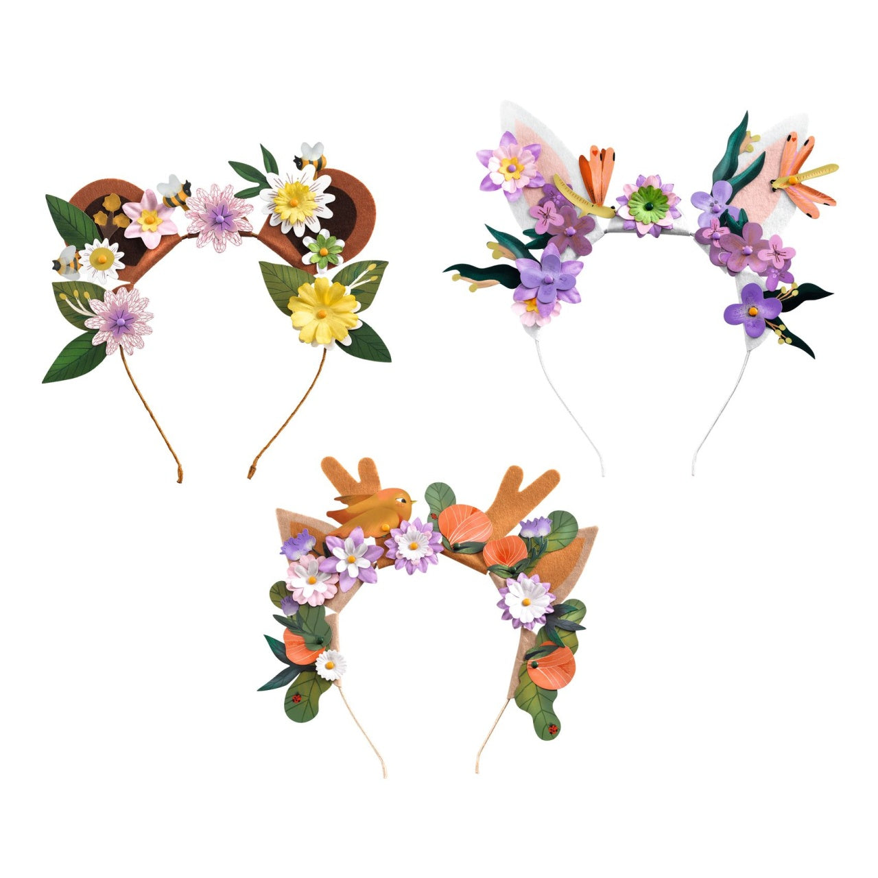 Joc creativ DIY Coronite cu flori, Djeco - Imagine 3 [ps:cda40c8e-4d6e-4753-879c-8f1f2df59245]
