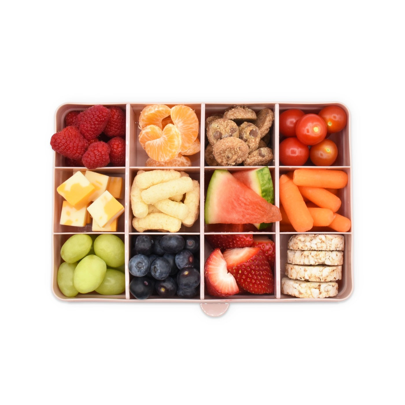 CUTIE SNACK 12 COMPARTIMENTE, MELII, ROZ [ps:1091e29e-bcf6-4a6c-885e-94fdf122746d]