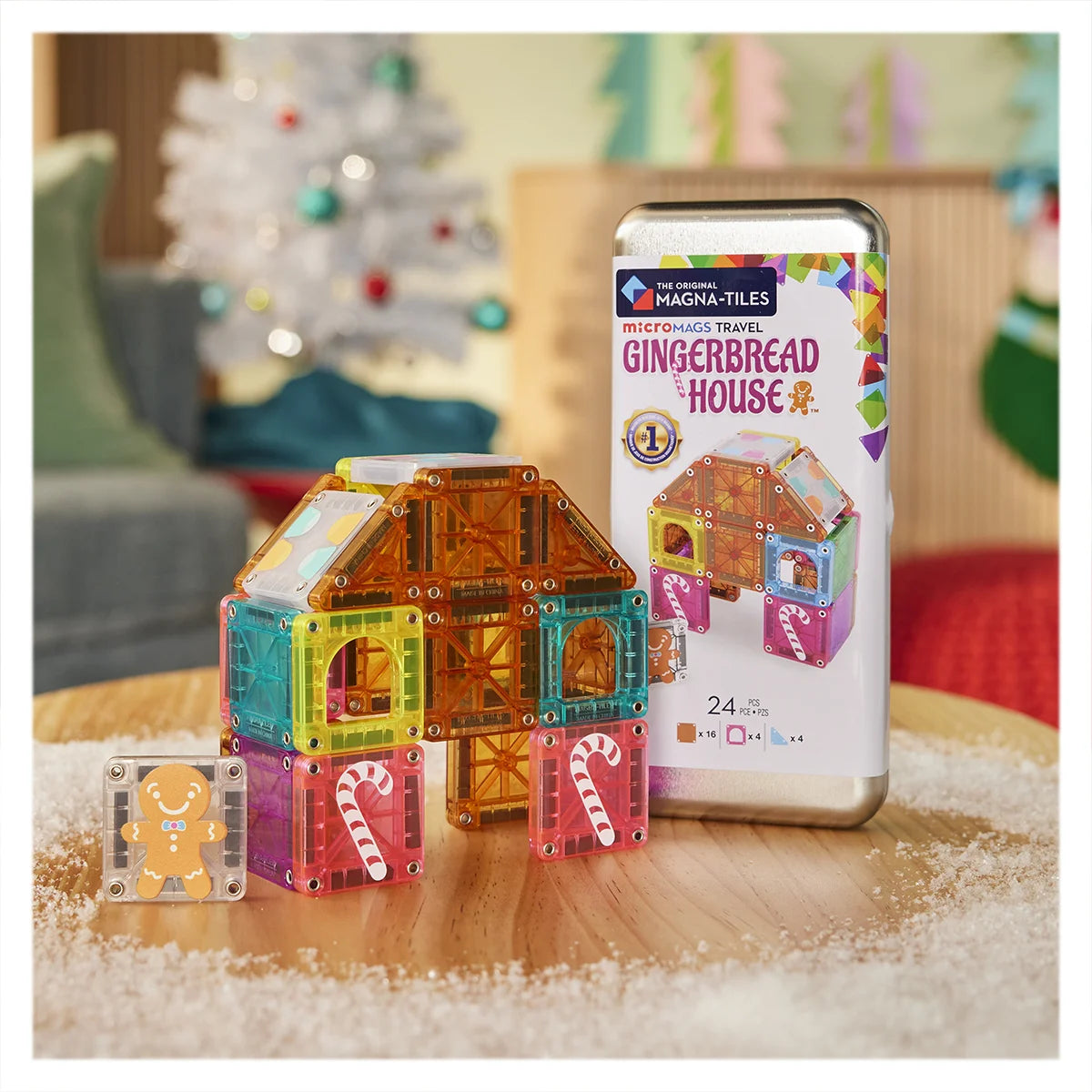 MAGNA-TILES Gingerbread House Travel Set - Set Construcții - Default Title (5) [ps:e0bc1b6d-a3a7-4296-a212-2a2a1fd43369]