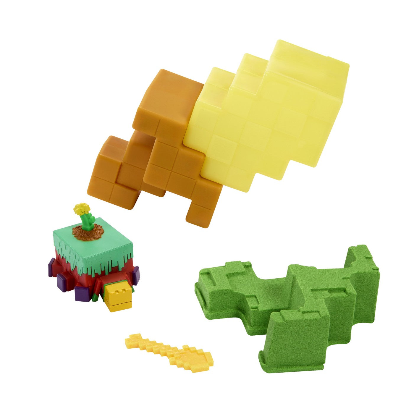 MINECRAFT MINI MODE SET EXPLORARE MINIERA TURQUOISE Mattel - Galben (5) [ps:f0220f5e-2655-429c-949b-c07d011d39c1]