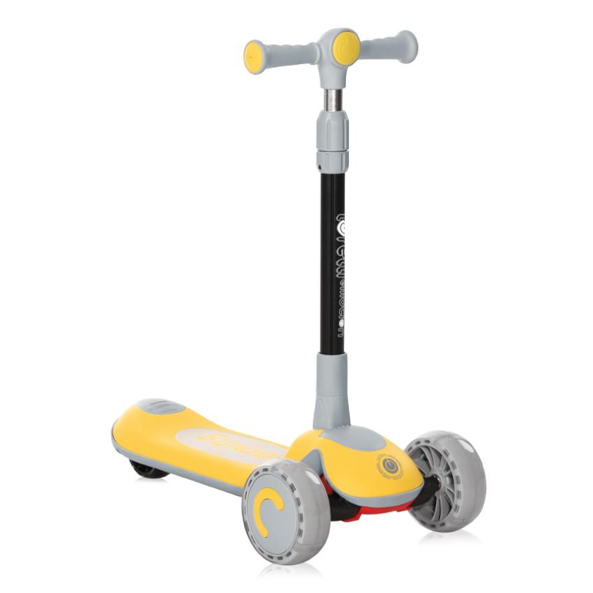 Trotinetă Copii Lorelli Trio, 3 Ani+, Roți cu LED, Galben - Galben (5) [ps:4a293feb-ed4a-4de6-b7e6-235d82f1ea82]