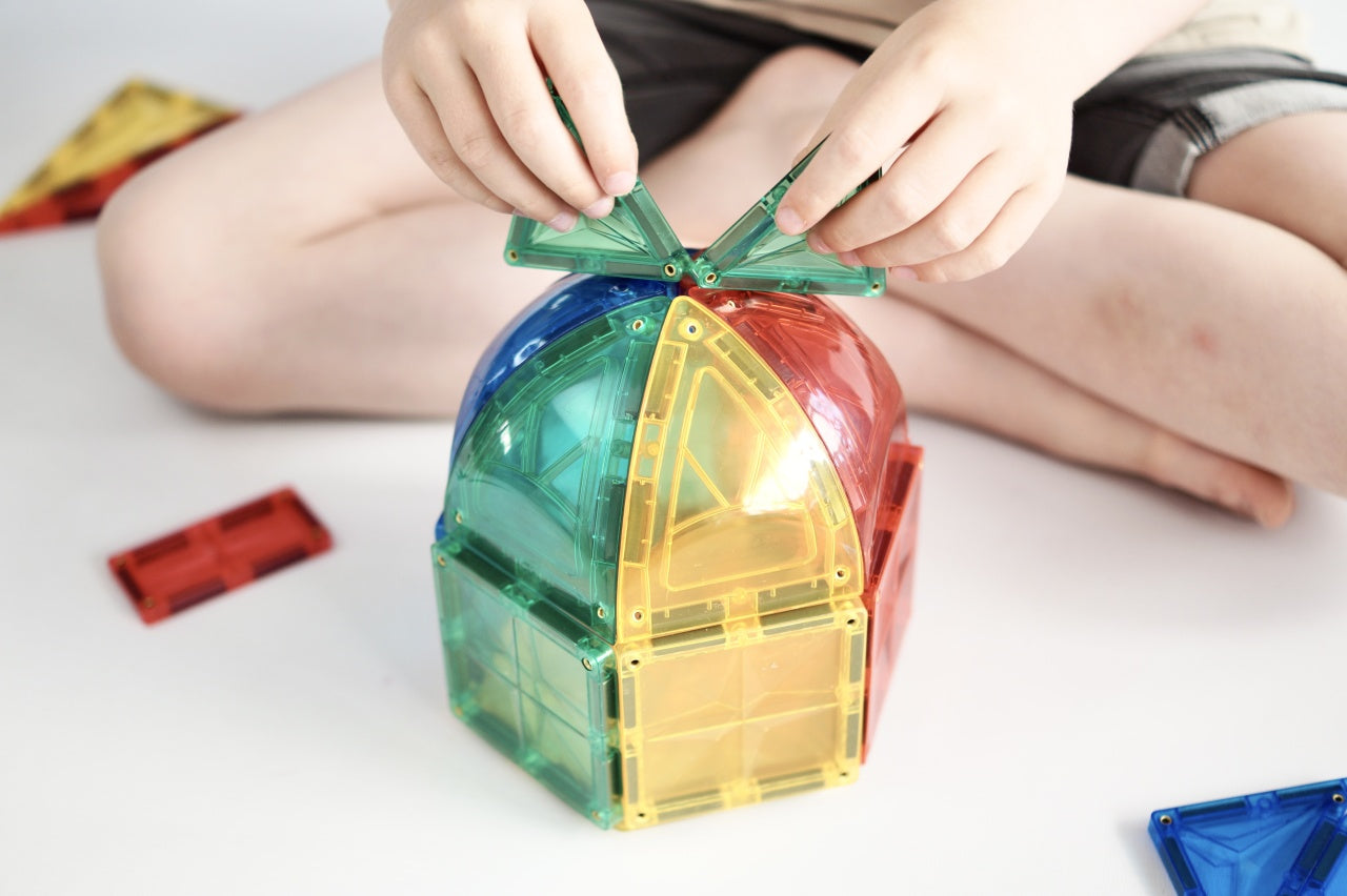 Set magnetic de construit Dome 47 piese, Cleverclixx - Imagine 5 [ps:c94361c4-fda0-4333-9749-1c83ce2bd85b]