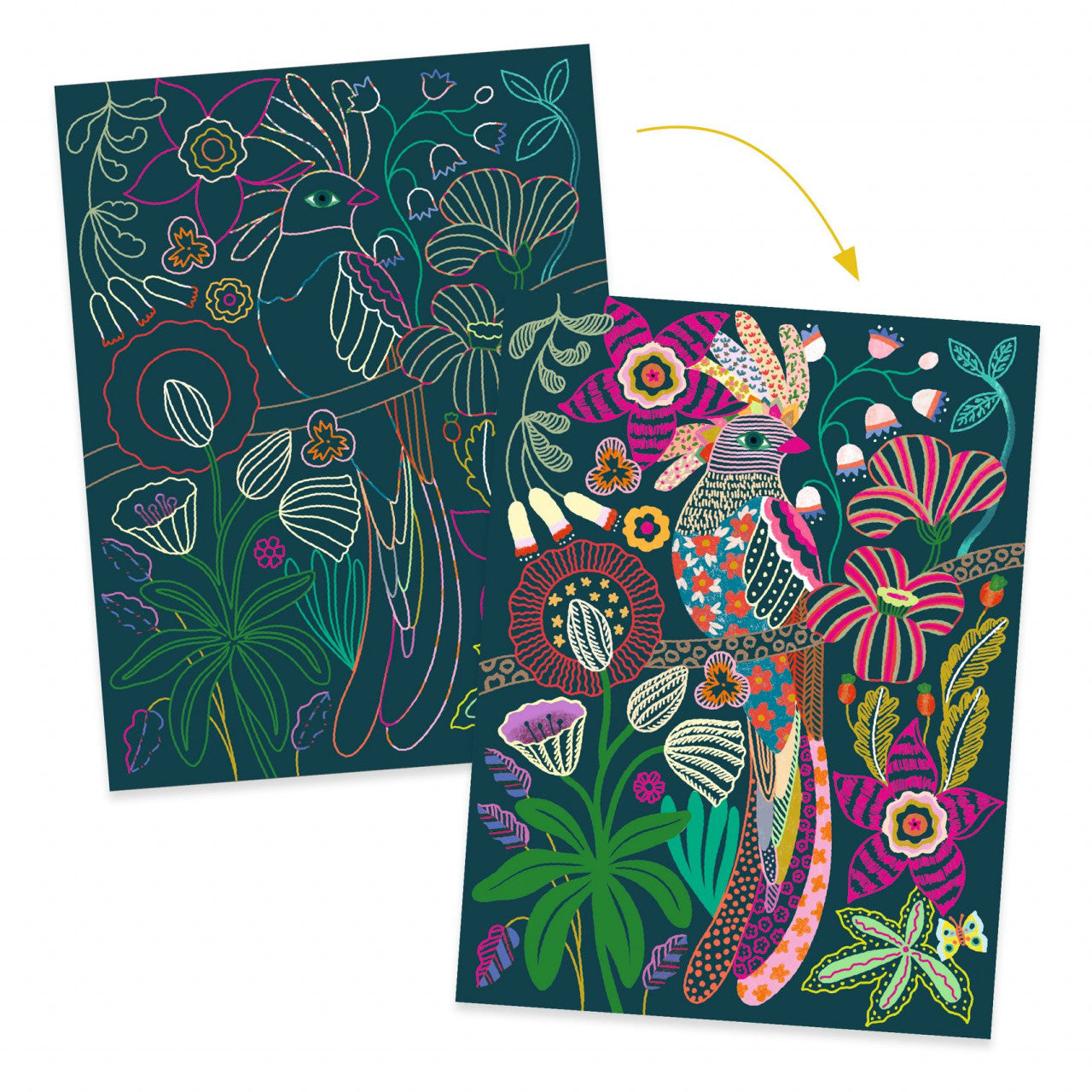 Joc creativ de razuit Rococo, Djeco - Imagine 2 [ps:3b5754e4-b72c-42a3-8616-c8bae55d9656]