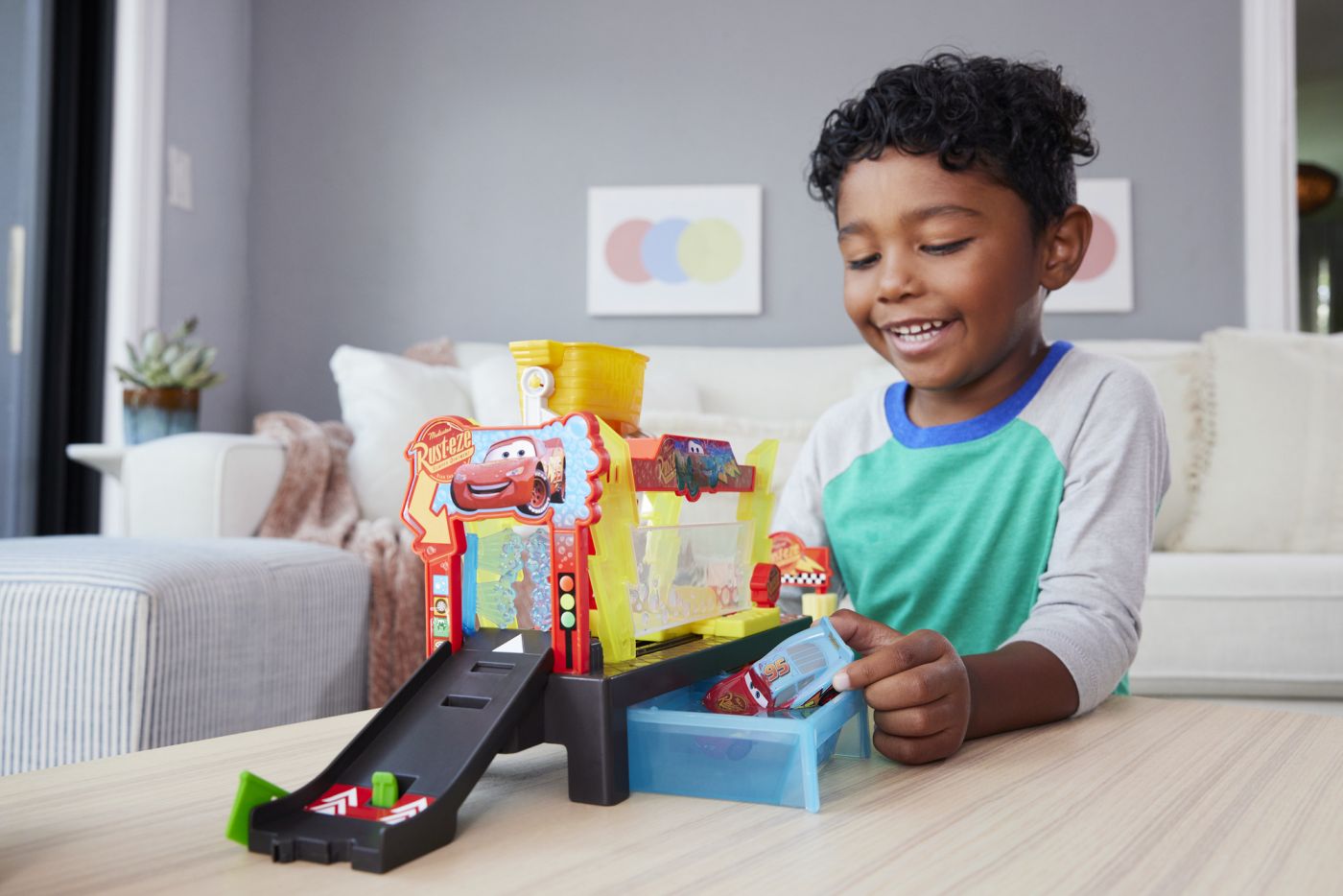 CARS SET DE JOACA SPALATORIE AUTO CU 1 MASINUTA INCLUSA - Imagine 5