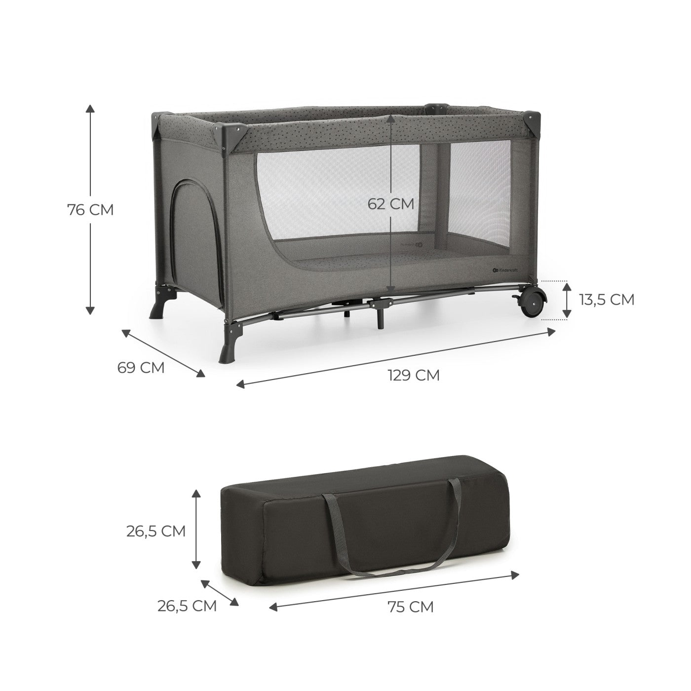 PATUT TRAVEL KINDERKRAFT JOY2, FARA ACCESORII, DARK GREY - Imagine 6 [ps:d6e61f56-7383-402b-b57f-2fa563c06201]
