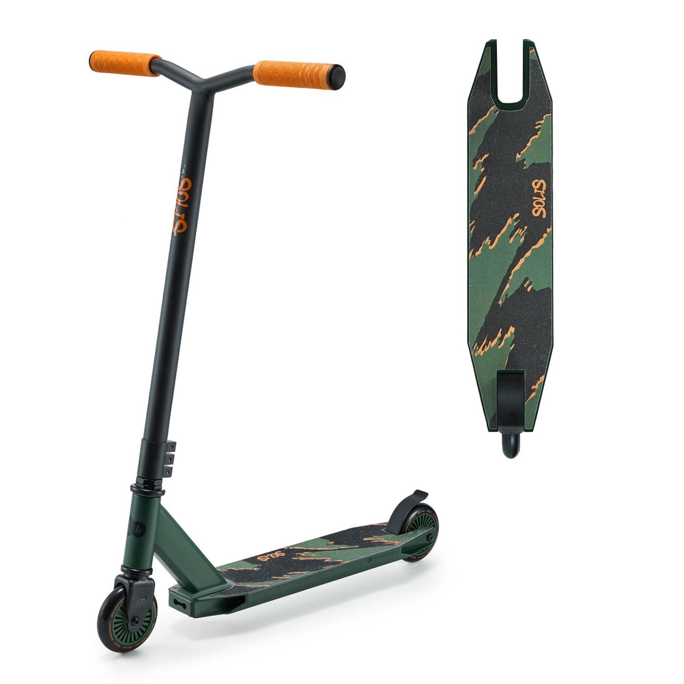 TROTINETA KINDERKRAFT SOLIS, BLACK - Verde