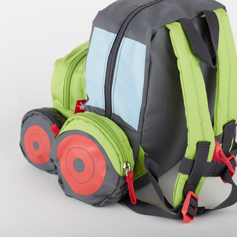 Rucsac pentru copii Tractor cu roti si detalii 3D, Sigikid [ps:a834bb74-6019-4466-9a2f-c743a337f93e]