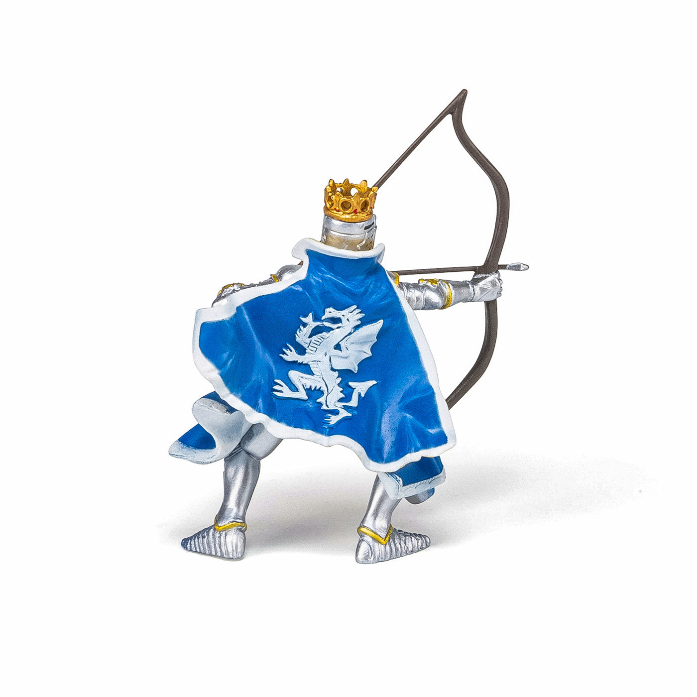 PAPO FIGURINA REGE CU BLAZON DRAGON albastru - Albastru