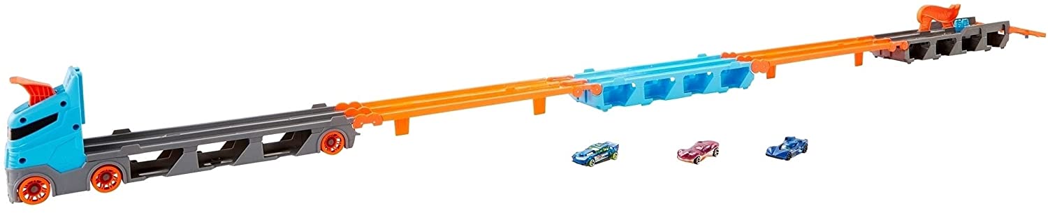 HOT WHEELS 2 IN 1 MEGA TRANSPORTATOR MASINI PISTA Mattel - Imagine 5