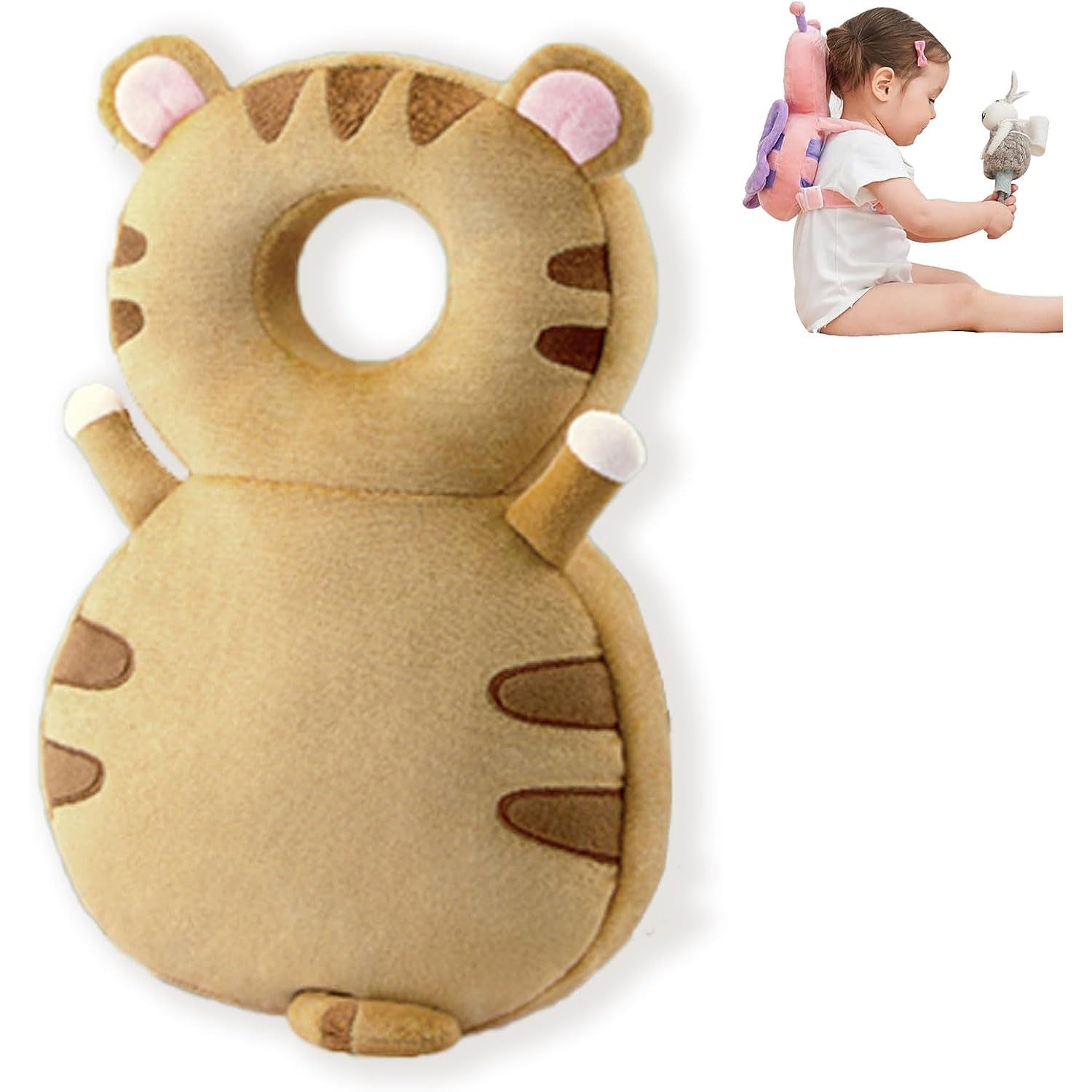 Perna Protectie Cap Bebelusi Flippy, Elefant Plus, Gri - Tigru (5) [ps:d2f0b67b-a7b0-4245-8c15-bc59cd88f7f3]