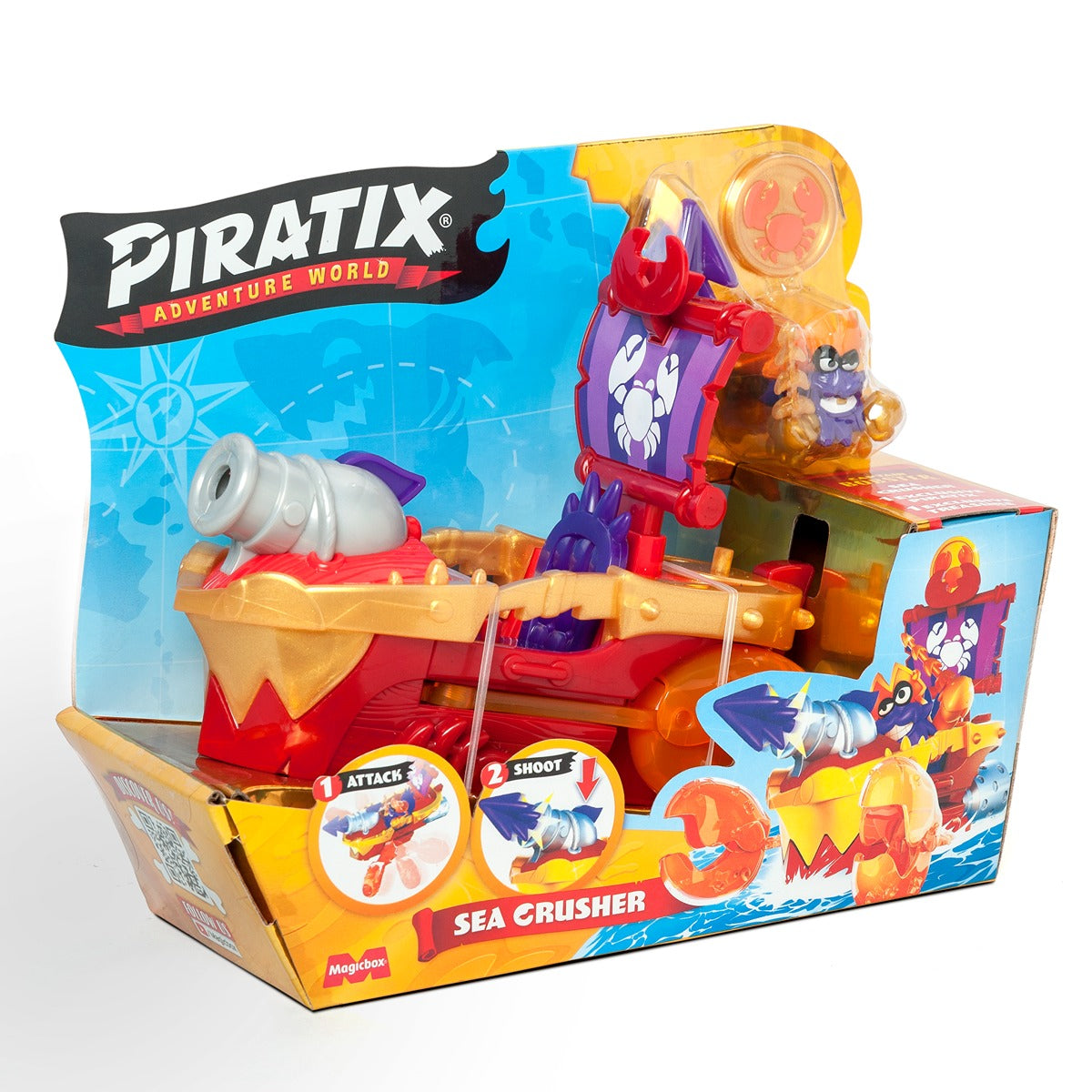 PIRATIX Sea Crusher, set de joaca - Imagine 2 [ps:bbf184b0-1f7f-49d8-b586-d60fab725626]