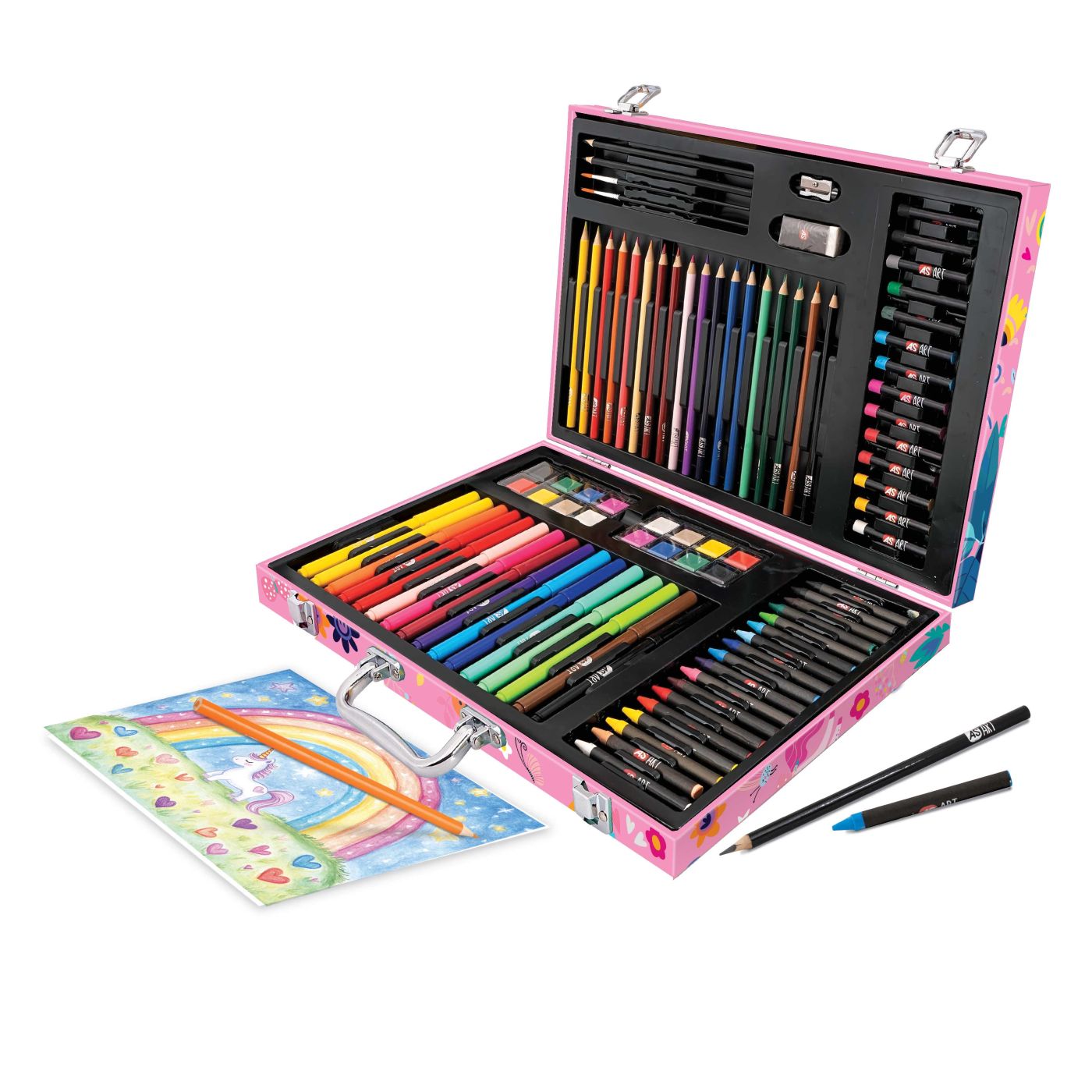 HAPPI HOBBI ART CASE SET DE DESEN DELUXE CU 100 DE - Imagine 2 [ps:d1839b94-30c1-49c8-9952-ce6ae050232b]