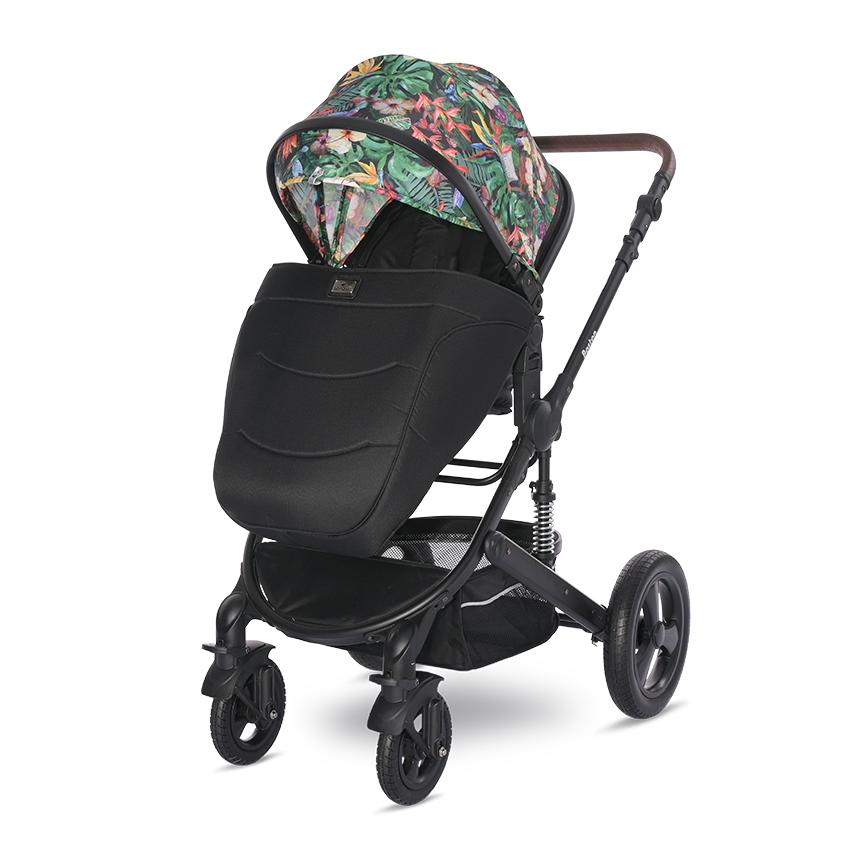Cărucior Transformabil Lorelli Boston, 0-22 kg, Dolphin Grey - Tropical Flowers (5) [ps:0a7f8731-9387-4d3b-aae4-3eb97ee13bdf]