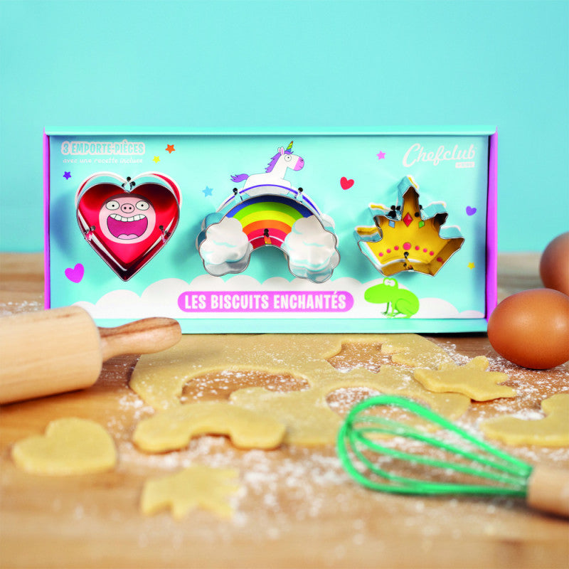 Set de forme pentru Biscuiti Fermecati, Chefclub kids [ps:2c92b163-73a0-442d-9b8d-6e0c070a9e83]