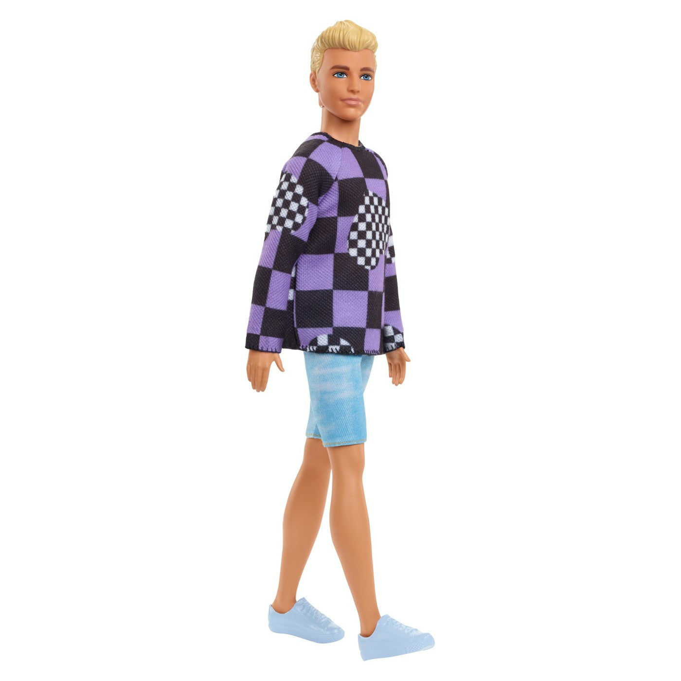 BARBIE PAPUSA BAIAT FASHIONISTAS BLOND CU BLUZA CU - Imprimeu geometric (5) [ps:8700df6e-678c-4691-9f82-9c3d5784137b]