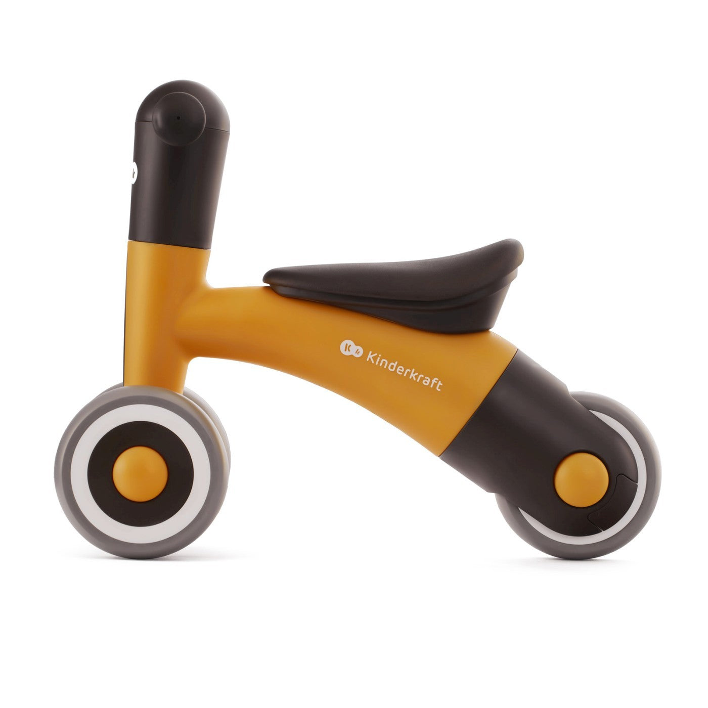 BICICLETA DE ECHILIBRU KINDERKRAFT MINIBI, HONEY YELLOW - Imagine 5