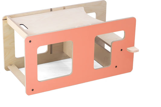 Turn de invatare multifunctional Kule Flip, Roz, MamaToyz - Roz