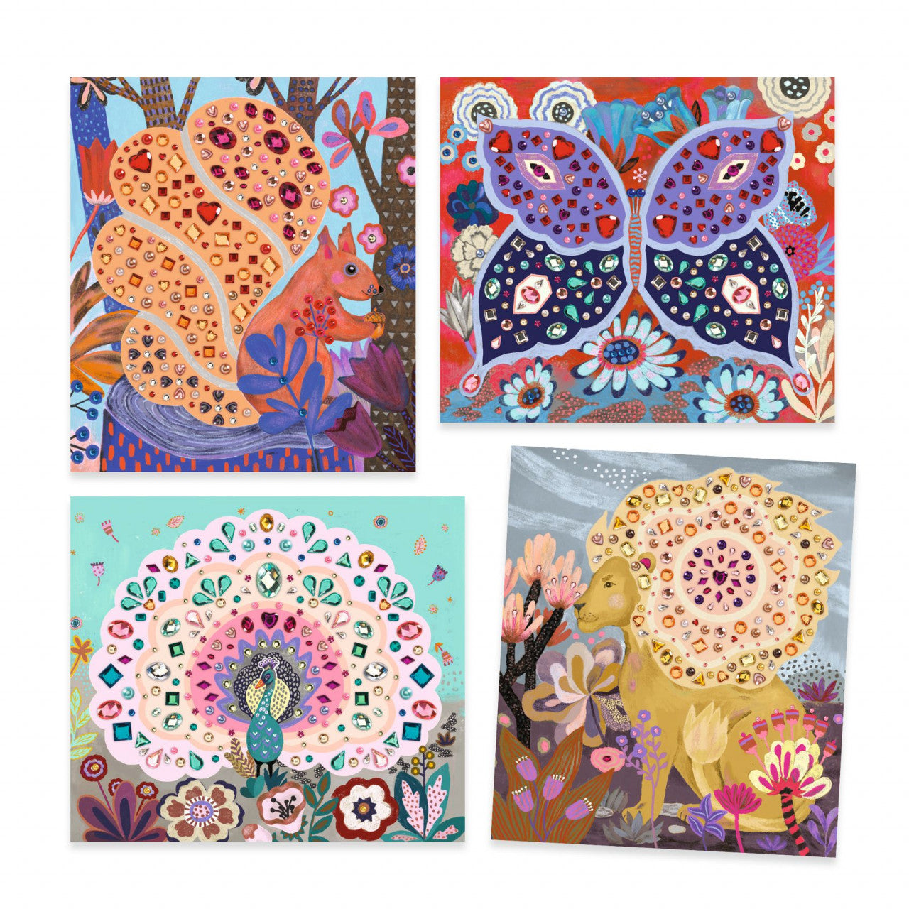 Set creativ cu strasuri Frumusete salbatica, Djeco - Imagine 5 [ps:f8714404-709e-4315-8d10-94baec2b4fa3]