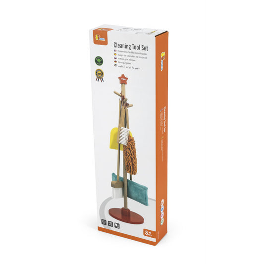 Set de curatenie din lemn cu 6 piese, Viga [ps:7da7c14c-a64f-46c3-81a4-e46c50fdce22]