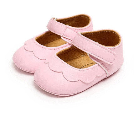 Pantofiori bebelus Drool (Culoare: Somon, Marime: 0-6 Luni) [ps:6a5fbc69-33ec-4ea9-ba70-4abe1edcdf67]