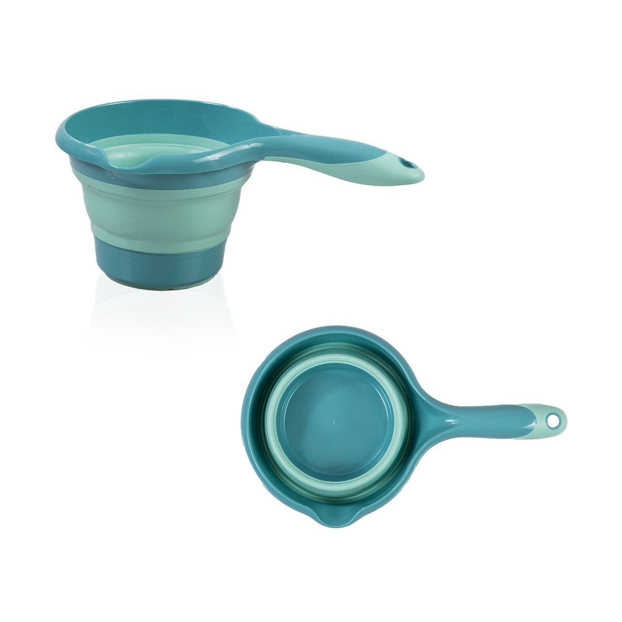 Set cadita pliabila de baie Babyjem, 5 piese, turcoaz - Turcoaz