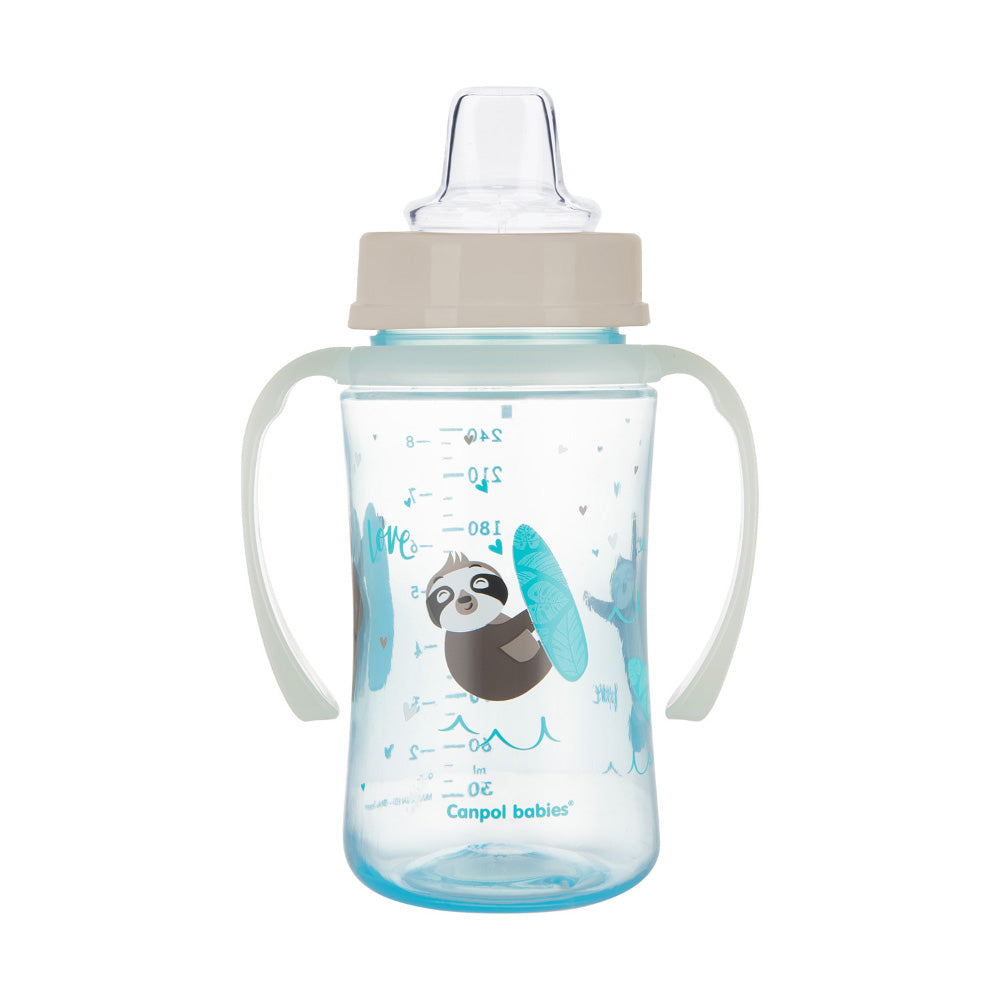 Canpol Babies Cana Antrenament Easy Start 240 ml Exotic Animals - 35/208_Blue [ps:70893940-f633-4dda-9d03-9c8cb365f4be]