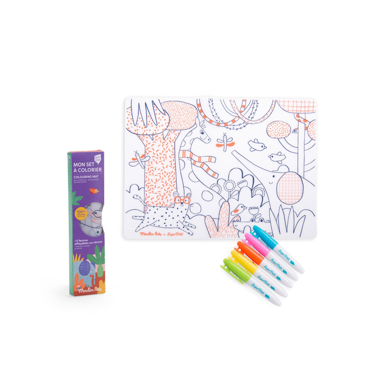 Joc creativ Plansa din silicon de colorat, Moulin Roty - Imagine 2 [ps:f8044a61-e8be-4712-80cb-a2e2a1d8dcb7]
