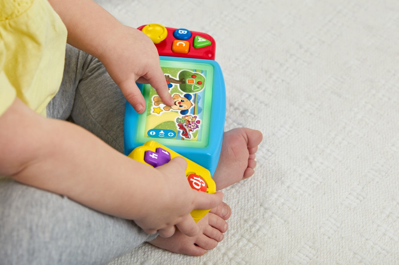 FISHER PRICE LAUGH&LEARN CONSOLA BEBE IN LIMBA ROMANA Mattel - Imagine 7 [ps:ff69ab56-d3a6-470b-867a-393553f589fd]