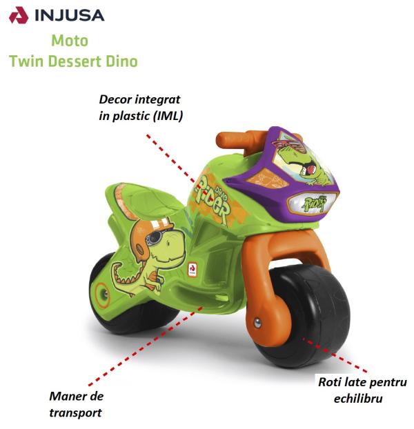 Motocicletă Copii Injusa Twin Dino, Roți Late, 18 luni+ - Default Title (5) [ps:2e077fb2-9aff-478a-a121-90c1a978e1b7]