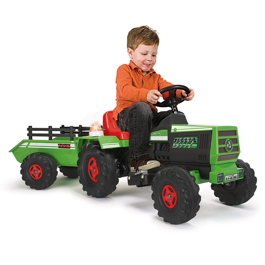 Tractor Electric cu Remorcă Injusa 6V, Verde, 1 an+ - Default Title (5) [ps:8357b20d-e9f5-4a2e-97e7-0f460e46cb18]