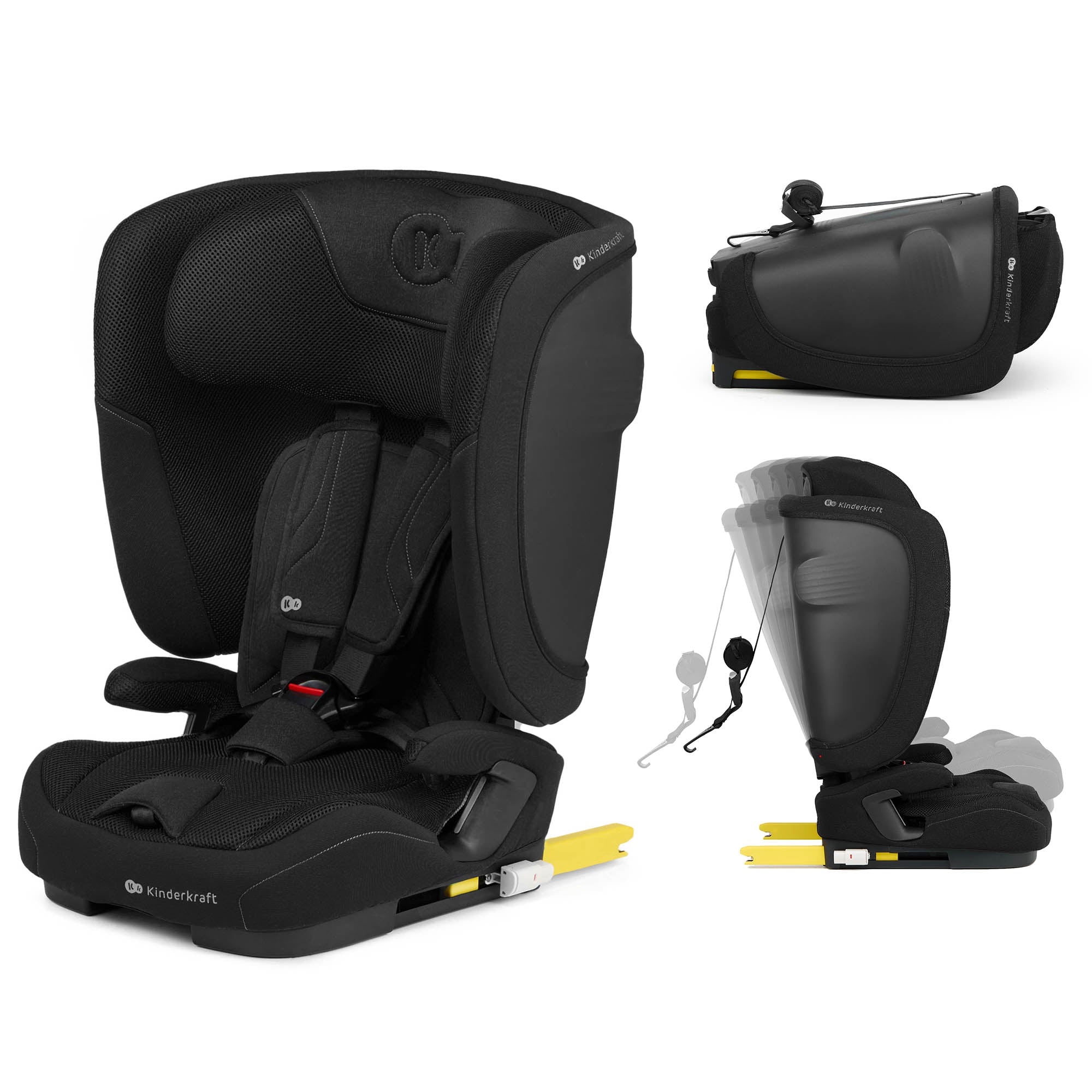 SCAUN AUTO KINDERKRAFT FIX2GO 76-150 CM, BLACK [ps:5970b9db-a41b-41e9-a341-c5eb87142394]