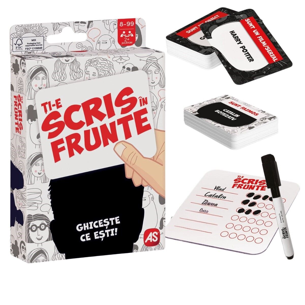 JOC DE CARTI TI-E SCRIS IN FRUNTE AS - Imagine 5