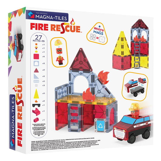 MAGNA-TILES Fire Rescue - Set Jucării Construcție, 27 piese - Default Title (5) [ps:61799bac-7ac6-40a1-8cfe-1cbddc3eaf9b]