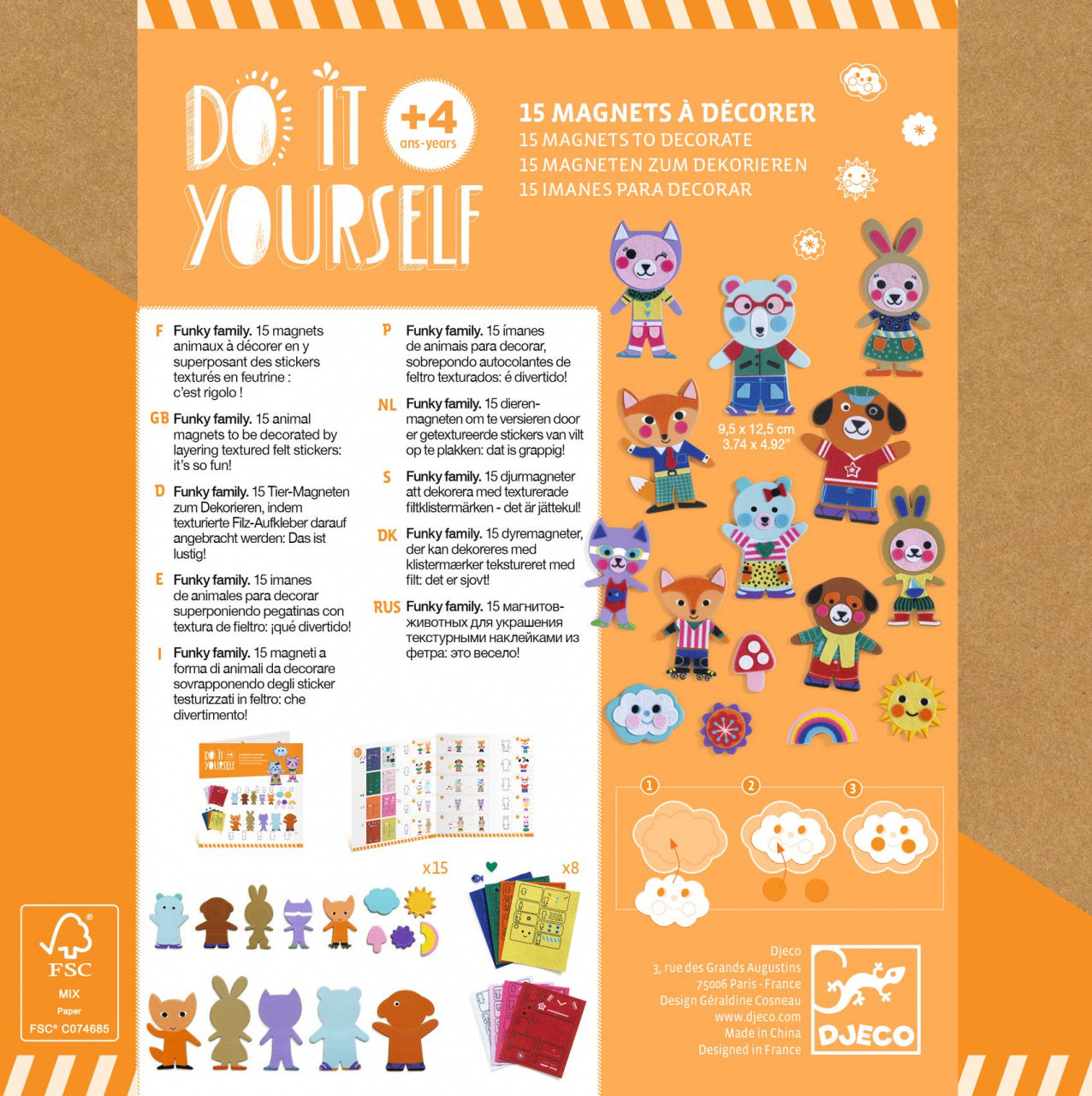 Joc creativ DIY Funky Familie, Djeco - Imagine 5 [ps:e4e14d8d-870e-4257-b540-7671777bdb4a]