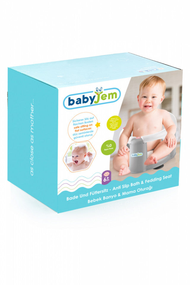 Scaun de baie bebelusi Bath and Feeding BabyJem (Culoare: Alb) [ps:cb9bb90a-18b1-4046-8c2d-4910d2218833]